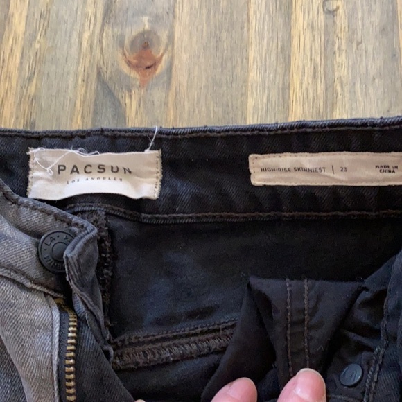 Pacsun high-rise skinniest jean size 23. J121 - Picture 2 of 3